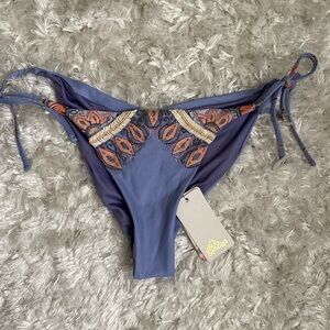 Aqua Bendita embellished swim bottom size XL NWT